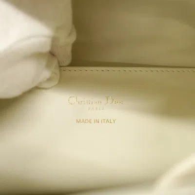 Pre-owned Dior Christian  White Leather Backpack ()