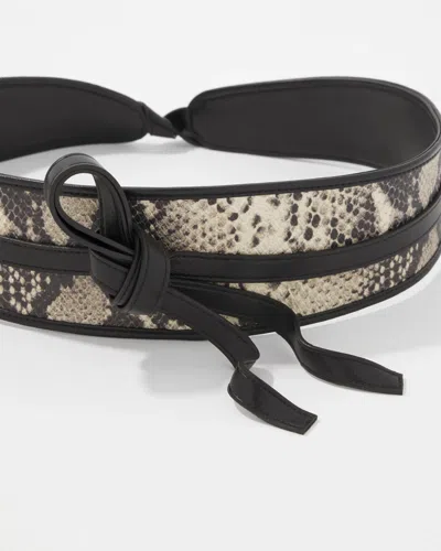 White House Black Market Python Obi Belt In Multi