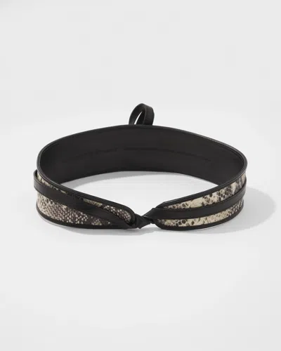 White House Black Market Python Obi Belt In Multi