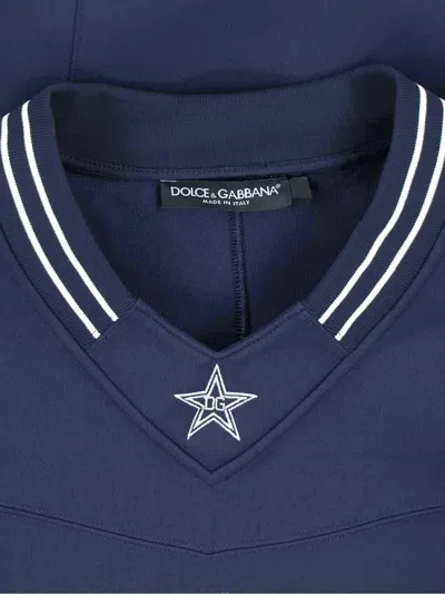 Dolce & Gabbana T-shirt Logo In Blue