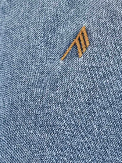 Attico Denim Shirt In Blue
