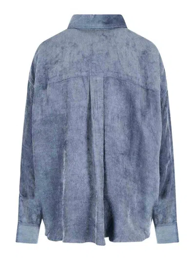 Mythinks Corduroy Shirt In Blue