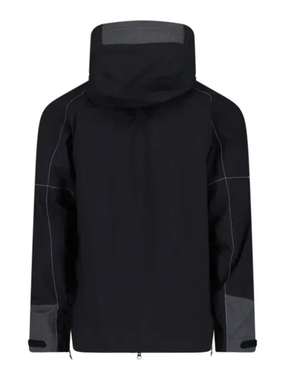 And Wander Black Pertex Shield Waterproof Technical Jacket In Black
