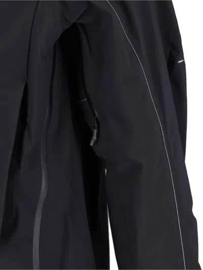 And Wander Black Pertex Shield Waterproof Technical Jacket In Black
