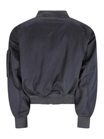 Entire Studios Bomber Zip In Gray