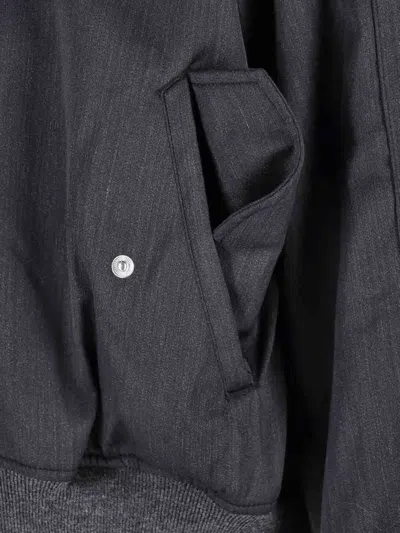 Entire Studios Bomber Zip In Gray