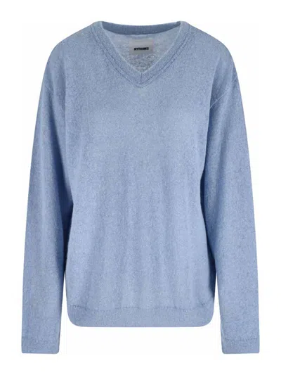 Mythinks Alpaca-blend Knit Sweater In Blue
