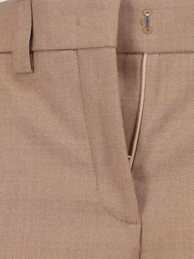 Incotex Wide Leg Trousers Featuring Button Detail In Brown