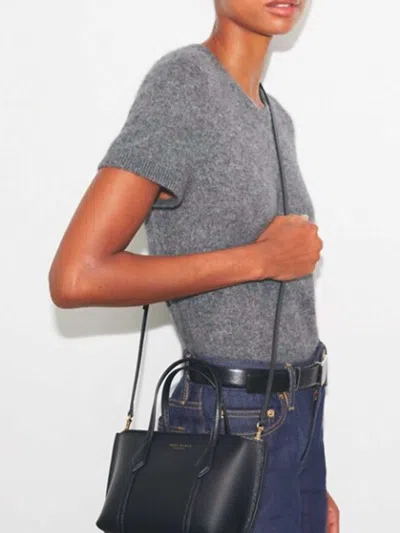 Tory Burch Mini Perry Tote Bag In Black
