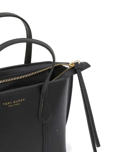 Tory Burch Mini Perry Tote Bag In Black