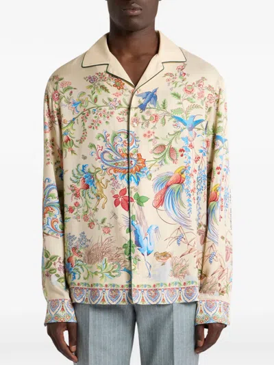 Etro ボウリングシャツ In Multi