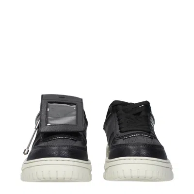 44 Label Group Men's Sneakers Polyurethane Black In Black