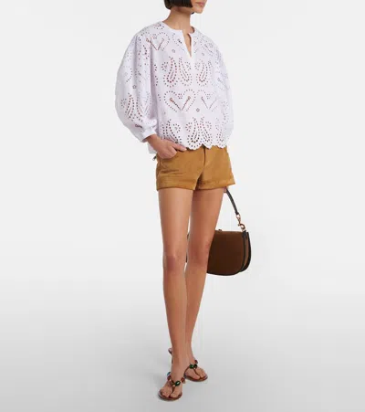 Etro Cotton-blend Top In Multi
