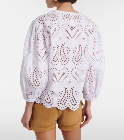 Etro Cotton-blend Top In Multi