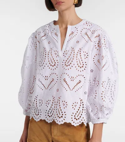 Etro Cotton-blend Top In Multi
