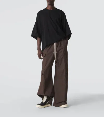 Rick Owens Leather High-top Sneakers In Multi