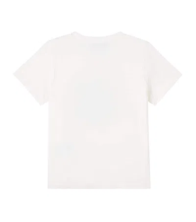 Versace Hall Of Heroes Crest Cotton Jersey T-shirt In White