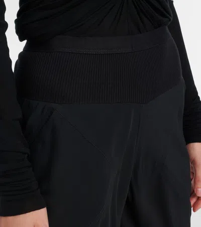 Rick Owens Seam-detailed Wide Trousers In Black