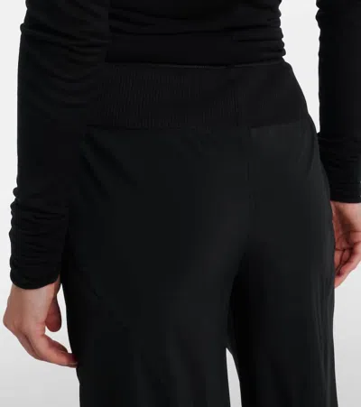Rick Owens Seam-detailed Wide Trousers In Black