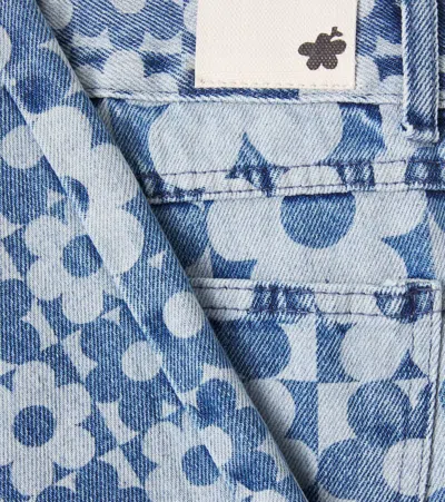 Fabula Love Daisy Jeans In Multi