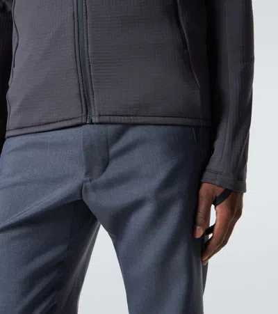 Prada Logo Track Jacket In Gray