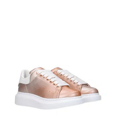 Alexander Mcqueen Alexander Mc Queen Oversized Sneakers Women's Pvc Pink/white In White