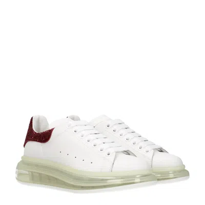 Alexander Mcqueen Alexander Mc Queen Oversized Sneakers Women's White/raspberry Leather In Multi