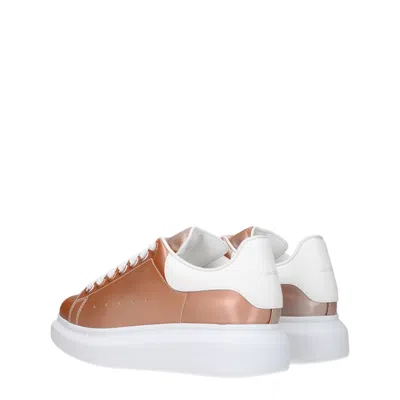 Alexander Mcqueen Alexander Mc Queen Oversized Sneakers Women's Pvc Pink/white In White