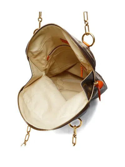 Pre-owned Louis Vuitton 2014 X Karl Lagerfeld Punching Bag In Brown