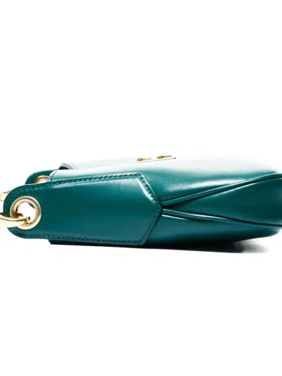 Pre-owned Miu Miu 2023 Leather Shoulder Bag In Green
