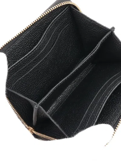 Pre-owned Louis Vuitton 2021-2025s Empreinte Zippy Coin Wallet In Black