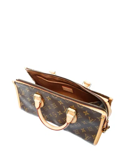 Pre-owned Louis Vuitton 2005 Popincourt Monogram Tote Bag In Brown
