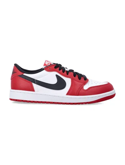 Nike Air Jordan 1 Low Og Chicago Leather Sneakers In Red