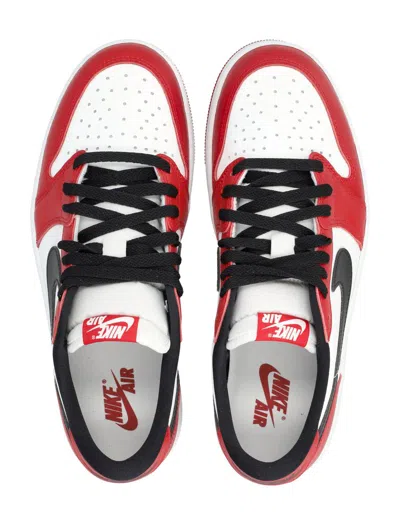 Nike Air Jordan 1 Low Og Chicago Leather Sneakers In Red