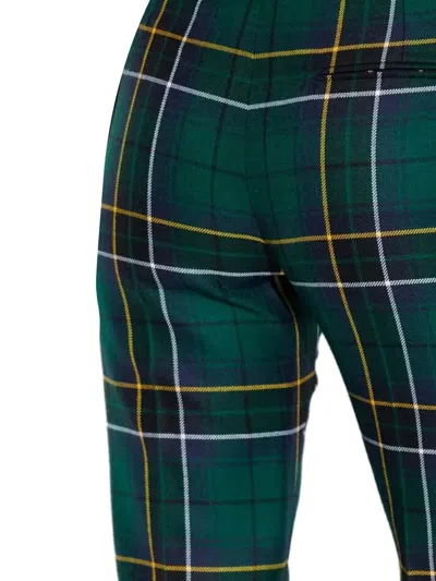 Alexander Mcqueen Pants Mcqueen Woman Color Green In Multi