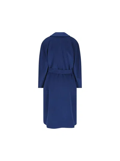 Max Mara Coats In Blue