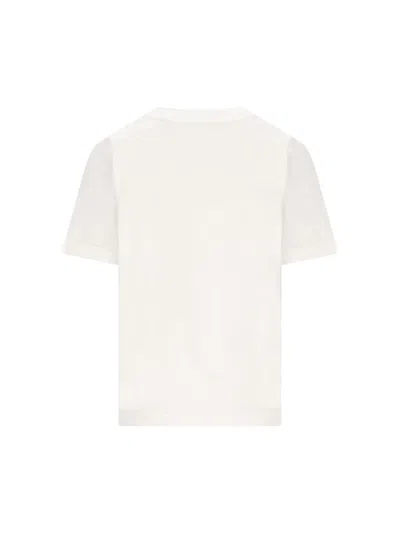 Burberry T-shirt And Polo Shirt In White