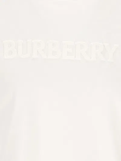 Burberry T-shirt And Polo Shirt In White