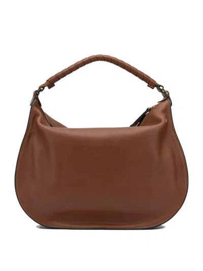 Chloé Medium "marcie" Shoulder Bag In Brown