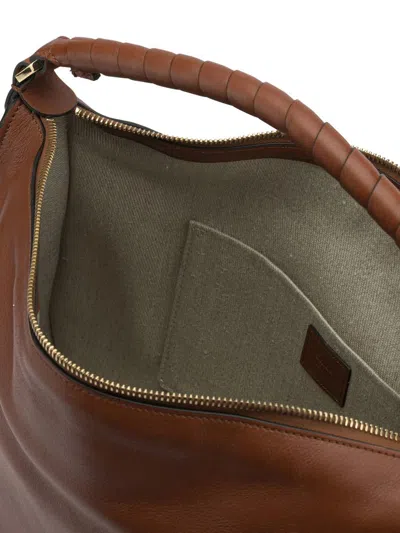 Chloé Medium "marcie" Shoulder Bag In Brown