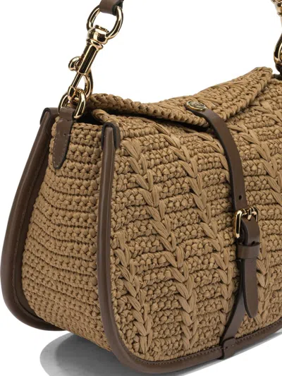 Etro Pony Medium Shoulder Bag Adjustable Strap In Brown
