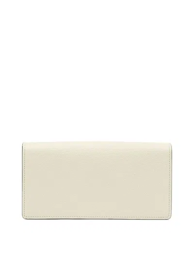 Valextra Clutch "iside" With Chain In White