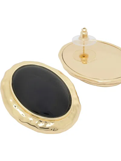 Self-portrait "hammered" Earrings In Black