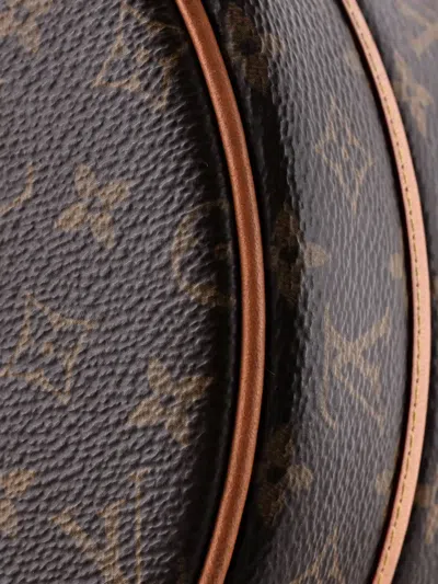 Pre-owned Louis Vuitton Petite Boite Chapeau Bag Monogram Canvas Crossbody Bag In Brown