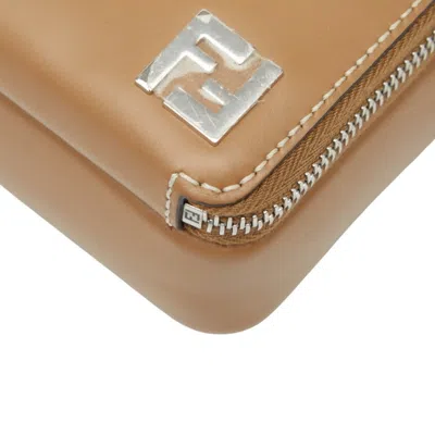 Pre-owned Fendi Black Brown Pvc Leather Shoulder Bag () In Multi