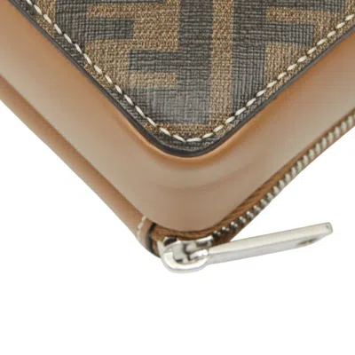 Pre-owned Fendi Black Brown Pvc Leather Shoulder Bag () In Multi