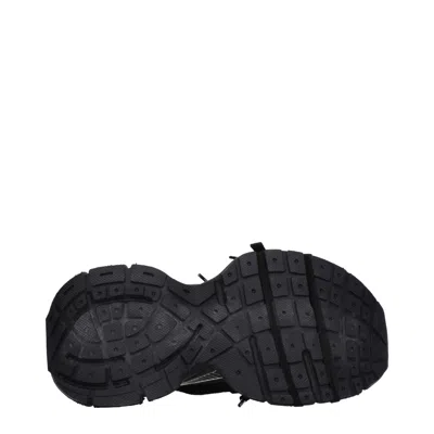Balenciaga Men Two-tone Mesh And Rubber 3xl Sneakers In Black