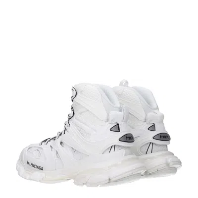 Balenciaga Women's Track Fabric Sneakers White In White