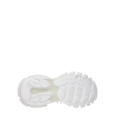 Balenciaga Women's Track Fabric Sneakers White In White