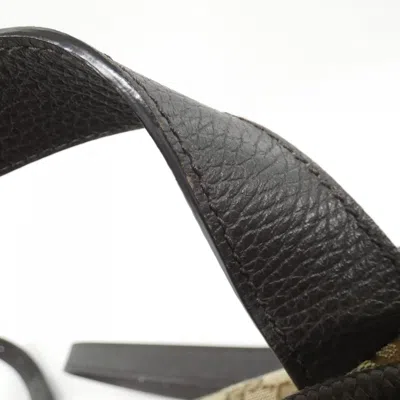 Pre-owned Gucci Beige Brown Gg Canvas Backpack () In Multi